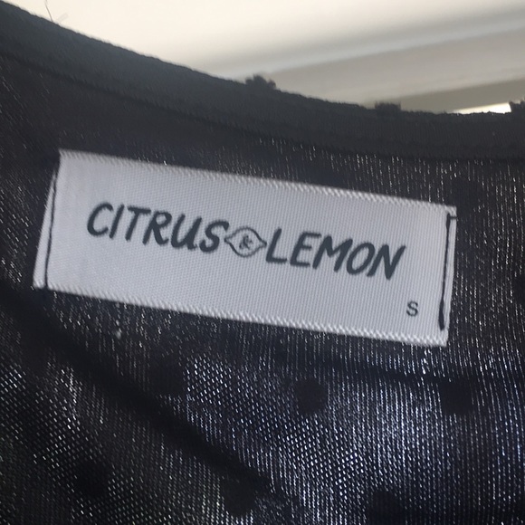 Eva Lace & Swiss Polka Dot Baby Doll Dress - Picture 4 of 4